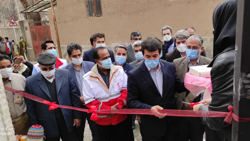 با حضور استاندار؛ خانه هلال روستای خراشاد بیرجند به بهرهبرداری رسید